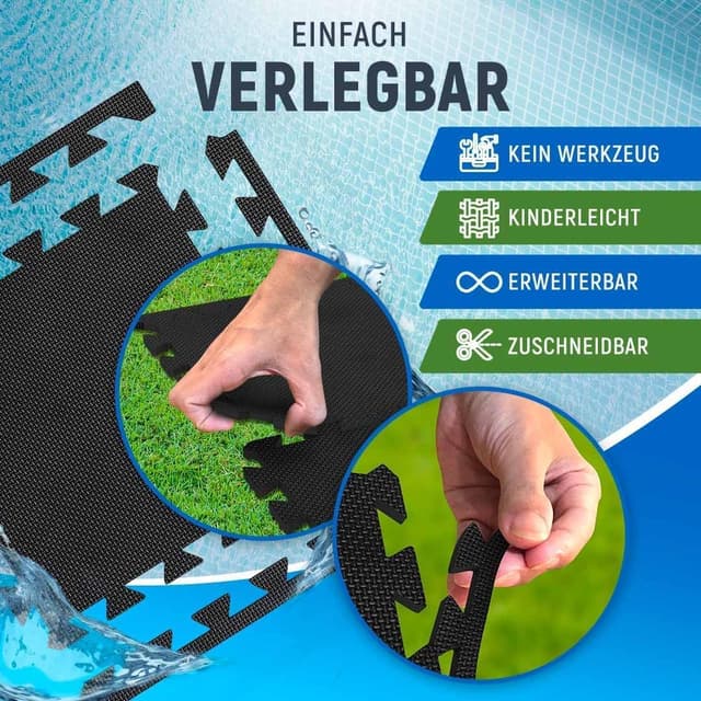 Thumbnail 6 de NEOLYMP Pool Unterlage 144 Stück, 13,6 m²