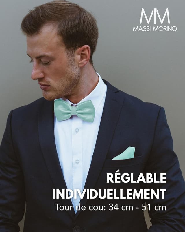 Detalle de Massi Morino nœud papillon réglable