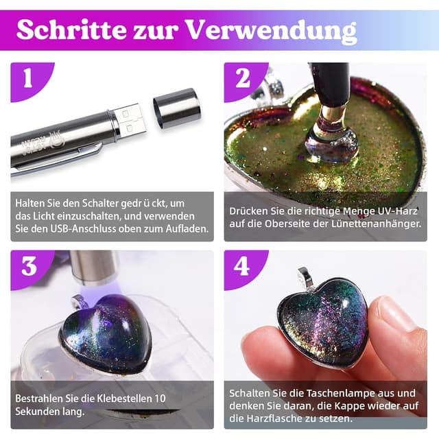 Detalle 2 de LET’S RESIN UV Resin Set 30 g