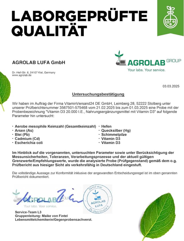 Thumbnail 6 de Vitamin D3 20.000 I.E. Depot (240 Tabletten) von Depot – hochdosiert, vegetarisch