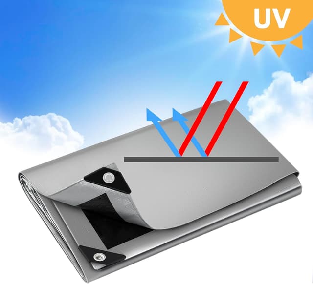 Thumbnail 5 de WOLTU Lona Impermeable 3x5m para Protege Muebles y Jardín ☔