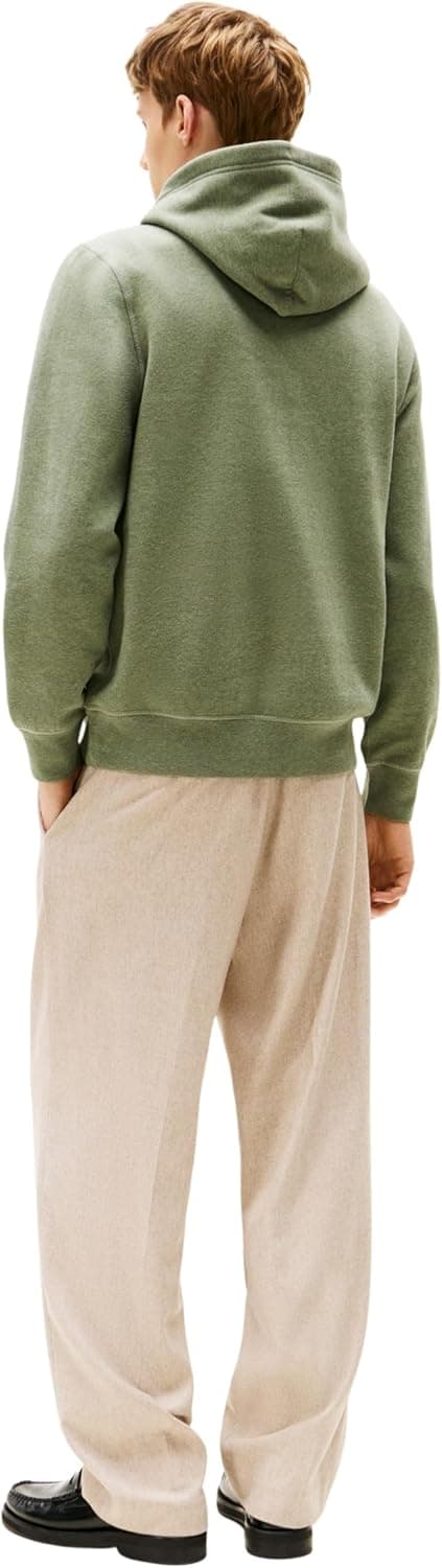 Detalle 2 de Tommy Hilfiger Uomo Felpa con cappuccio Seasonal Fleece con tasca a marsupio