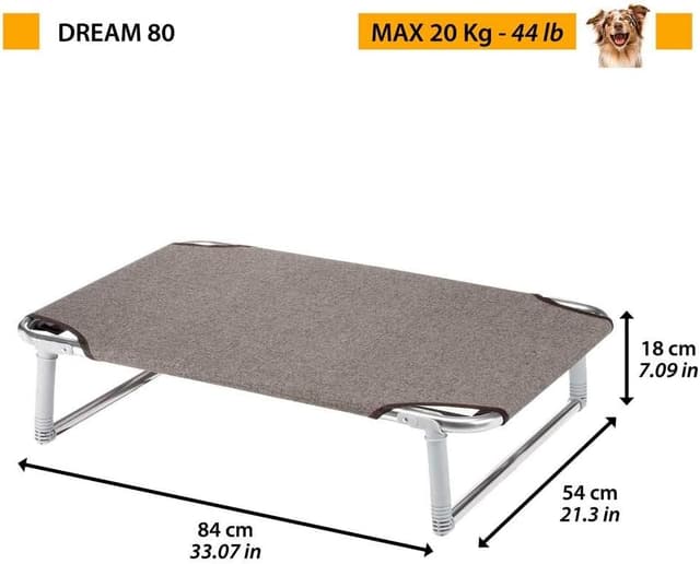 Thumbnail 2 de Ferplast DREAM 80 lettino cane 84x54x18 cm