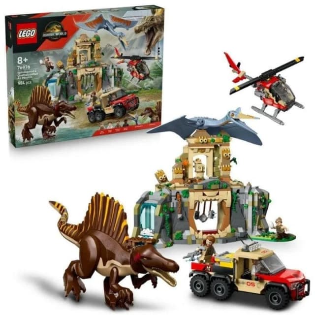 Detalle de Lego Jurassic World Misión Aérea 984 Piezas
