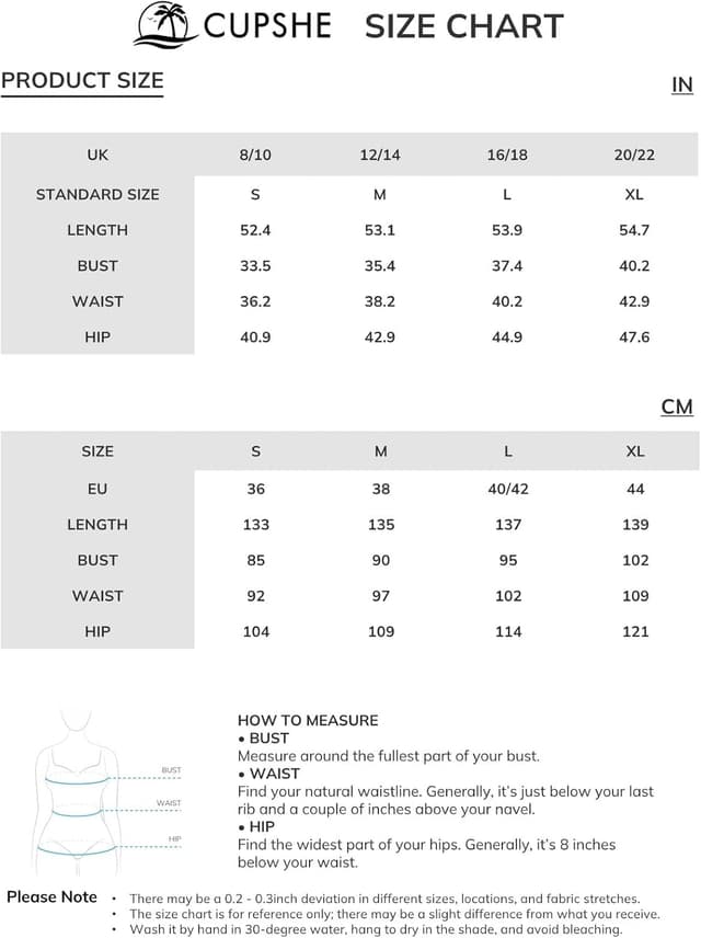 Detalle 2 de CUPSHE combinaison coton, manches ?