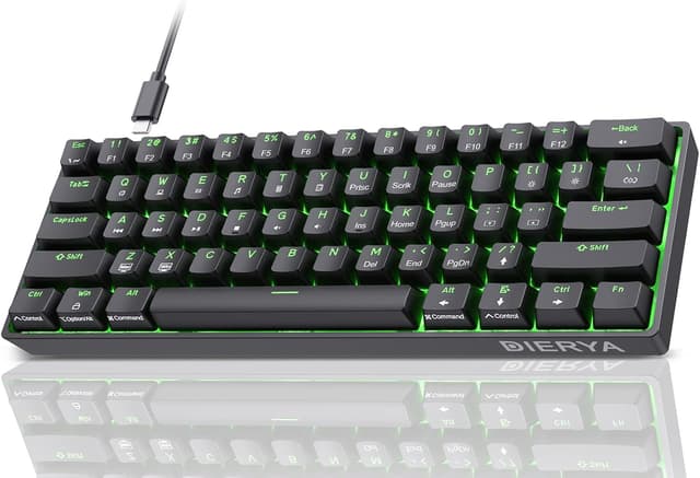 Detalle de Dierya DK61se Teclado mecánico 61 teclas
