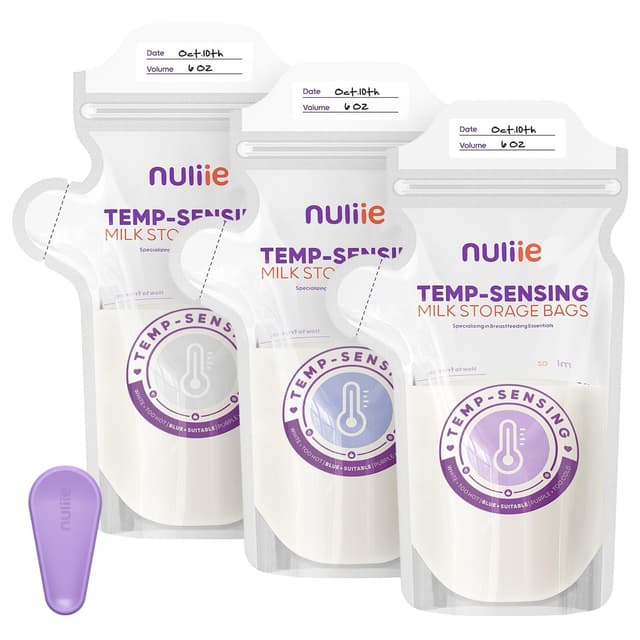 Detalle de Nuliie Muttermilch-Aufbewahrungsbeutel 180 ml