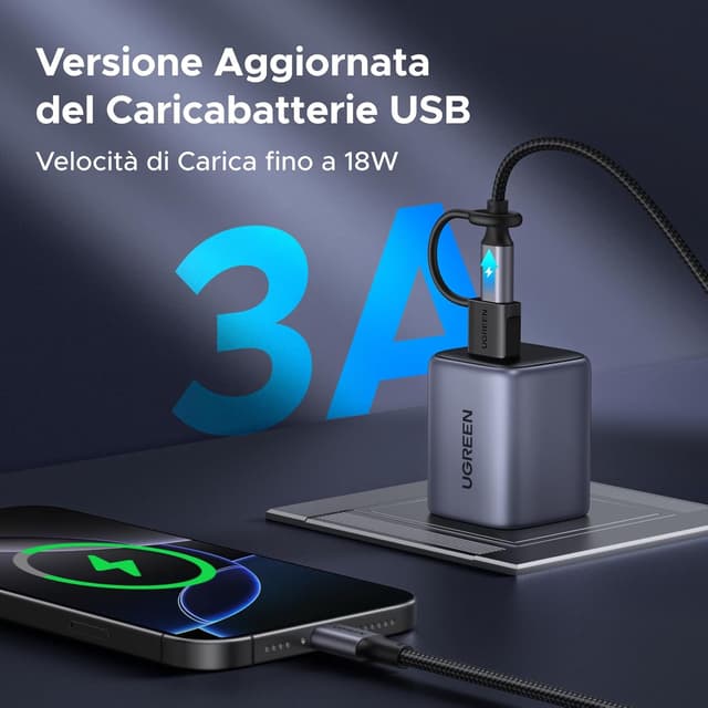 Detalle de UGREEN Adattatore USB-C 10 Gbps 2 pezzi