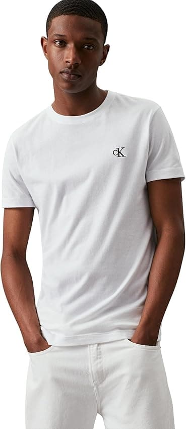 Imagen de Calvin Klein CK Essential camiseta hombre talla M blanca en OfertitasTOP