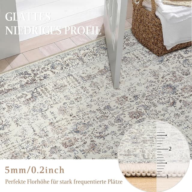 Thumbnail 5 de HUGEAR Vintage Taupe Teppich 240x300 cm