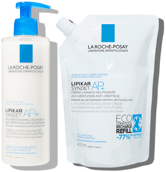 Detalle de La Roche Posay Lipikar AP+ Syndet 400 ml