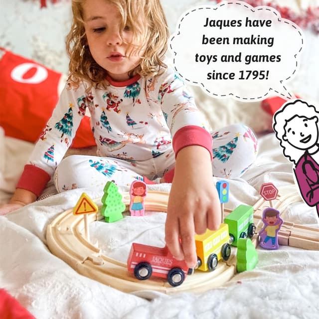 Thumbnail 3 de Jaques of London Train Set: Wooden Toy Train