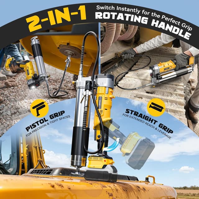 Thumbnail 3 de DIYtoolifz Cordless Grease Gun 12000 PSI 🛠️