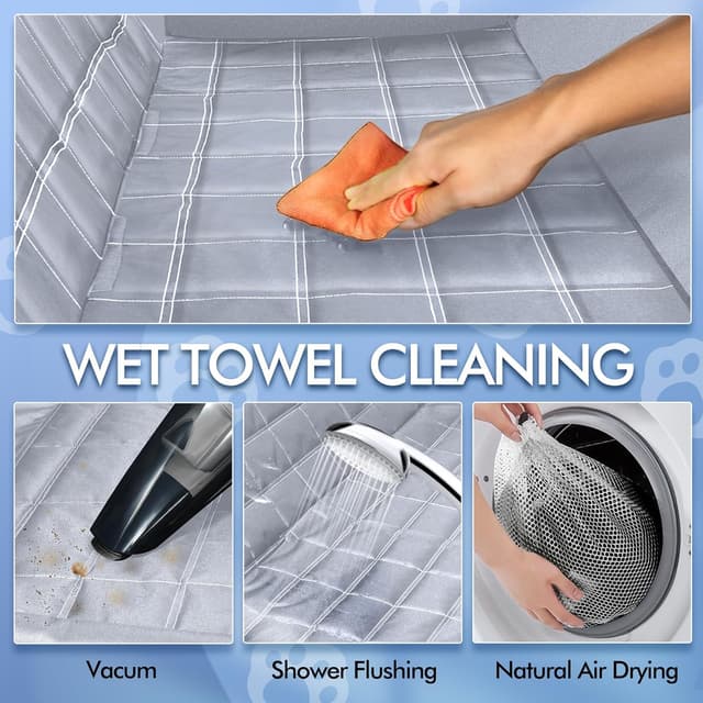 Thumbnail 6 de Hopidogie Dog Car Seat Cover 4-in-1 – 100% Waterproof, Scratchproof & Nonslip Hammock for Back Seats (Grey)