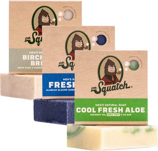 Detalle de Dr. Squatch Saponetta confezione da 3