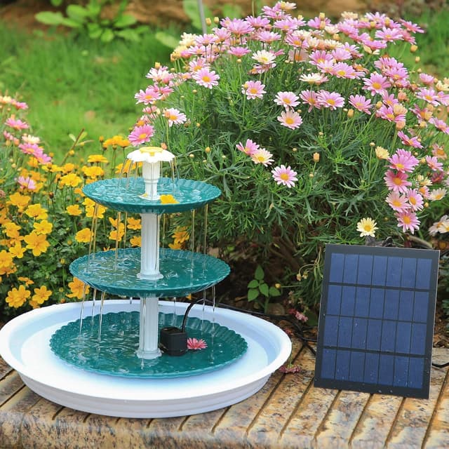 Thumbnail 1 de AISITIN DIY Brunnen Vogeltränke 3,5W Solarpumpe