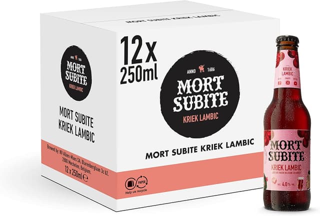 Detalle de Mort Subite Cerveza 🥂 Caja 12x250ml (3L)