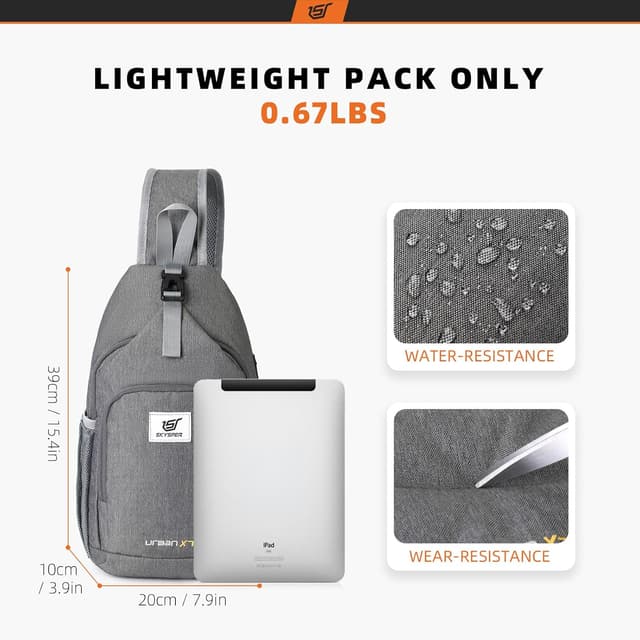 Thumbnail 4 de SKYSPER Sling Bag RFID crossbody daypack