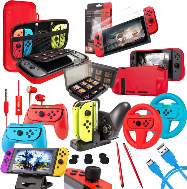Detalle de Orzly Switch accessories bundle for Switch