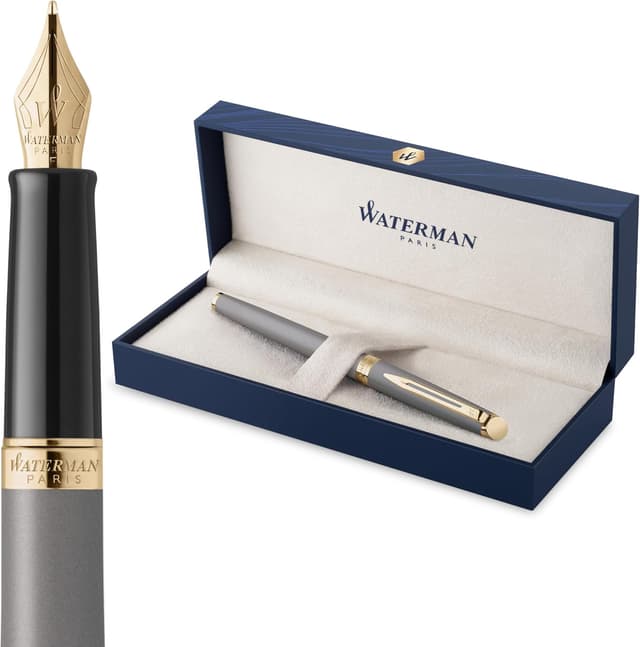 Detalle de Waterman Hémisphère Penna stilografica grigio pietra 🖋