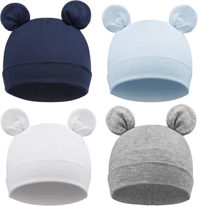 Imagen de DRESHOW Berretti Neonato 4 Pezzi Unisex en OfertitasTOP