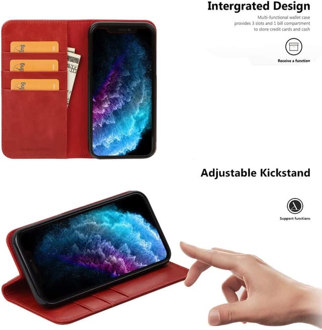 Detalle 1 de iPhone 11 Pro Max Lederhülle mit RFID