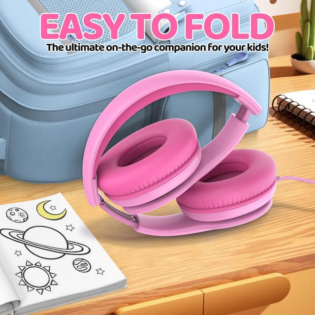 Thumbnail 6 de JoySpark Kids Headphones 85dB volume limit