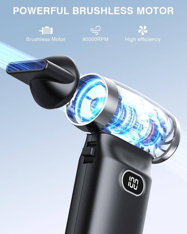 Detalle 2 de GANDASHI Druckluft Air Duster 60 MPH