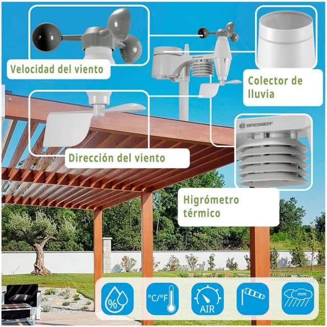 Thumbnail 2 de Bresser Estación Meteorológica WiFi 5 en 1