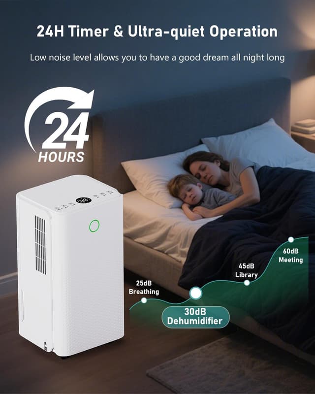 Thumbnail 4 de Dehumidifier 12L for Home Damp