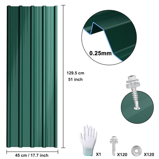Detalle 2 de Dach-Wellplatten aus verzinktem Stahl