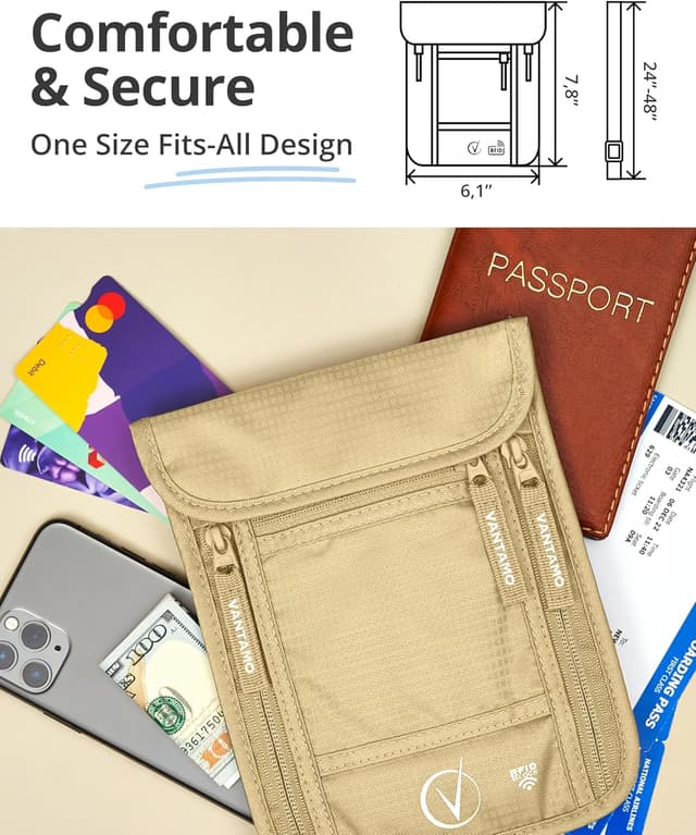 Thumbnail 3 de Vantamo Portafoglio viaggio RFID