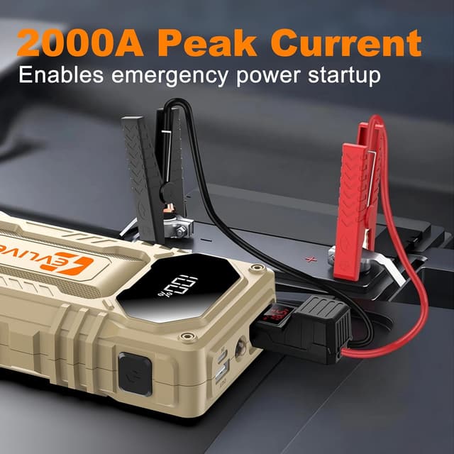 Thumbnail 6 de EVLIVE 2000A jump starter for 12V cars