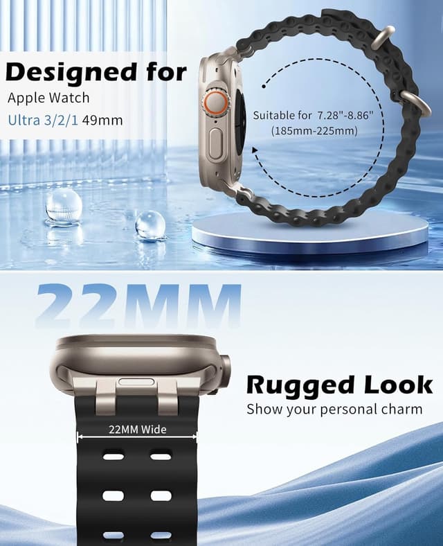 Thumbnail 1 de TiMOVO Ocean Strap for Apple Watch Ultra