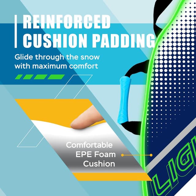 Thumbnail 2 de Sunlite Sports 45" Snow Sled — Foldable toboggan