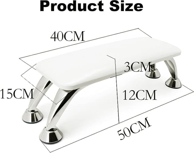 Detalle 2 de AMOYUN poggiamano per unghie in microfibra PU: tappetino reposabrazzo antiscivolo per manicure e salone