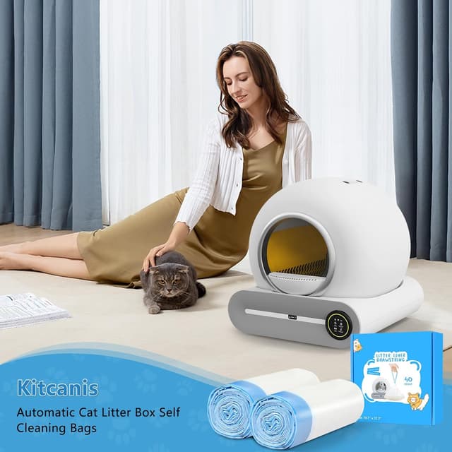 Thumbnail 6 de Kitcanis Cat Litter Tray Liners 40PCS