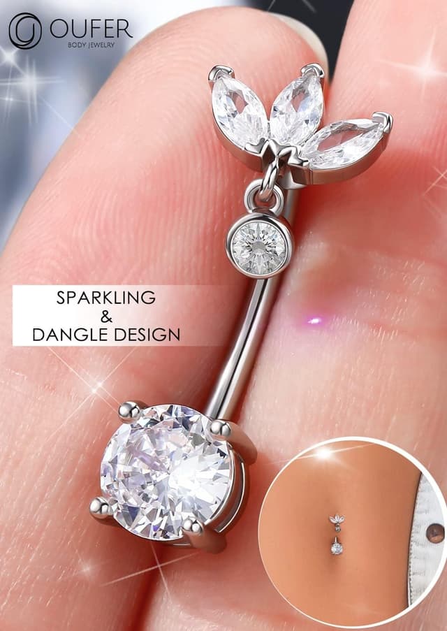 Thumbnail 4 de OUFER 14G Reverse Nombril Acier Chirurgical 12mm