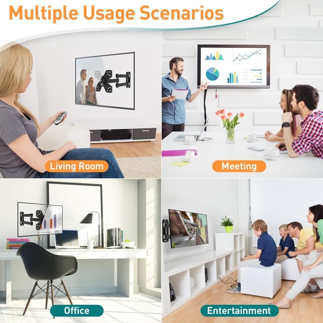 Thumbnail 6 de ELIVED universal TV mount for 14–30in TVs