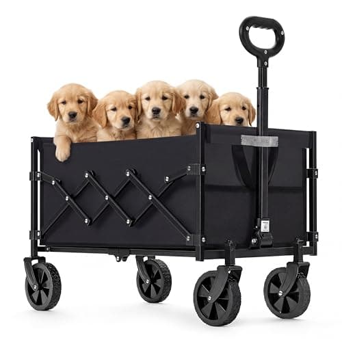 Detalle de SONGMICS GFW909B01 carro de mano plegable de jardín, 90 L y hasta 180 kg