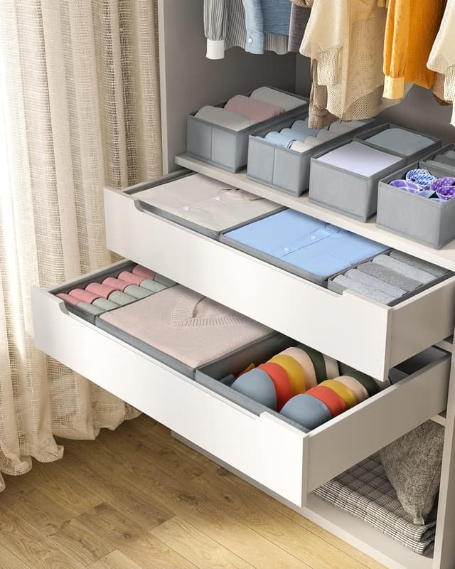 Thumbnail 1 de DIMJ 12 Pzs, Organizador de Cajones de Tela para Ropa