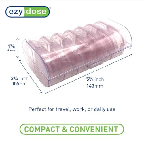 Thumbnail 2 de EZY DOSE Weekly AM/PM Pill Organizer 7-day 💊