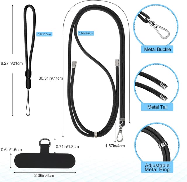 Detalle de takyu Phone Lanyard 2-Pack Crossbody