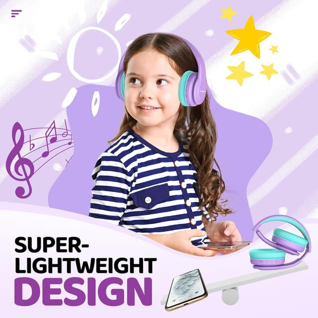 Thumbnail 5 de JoySpark Kids Bluetooth Headphones 60h