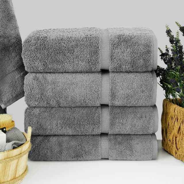 Detalle 2 de Chakir Turkish Linens 4-Piece 27x54 Towels