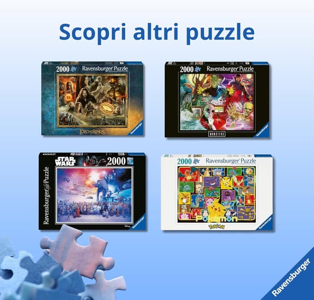 Thumbnail 6 de Ravensburger Puzzle 2000 Pezzi Il Signore degli Anelli (98 x 75 cm) – Puzzle per adulti +14 anni, collezione 2000