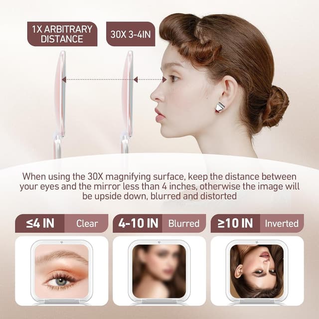 Thumbnail 4 de MOMOKUBA Espejo de Aumento 30X 8x8 cm