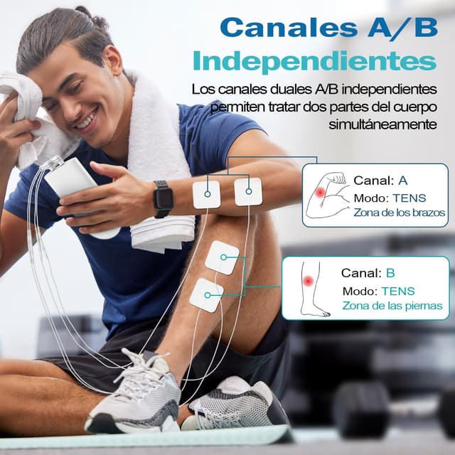 Thumbnail 4 de GHTENS 5 en 1 Electroestimulador Muscular 💪️ Profesional