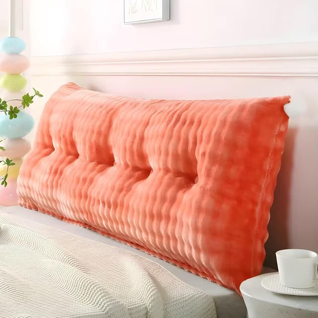 Detalle de Shuyeon Rückenkissen & Keilkissen für Bett und Sofa mit abnehmbarem Bezug und Seitenfach