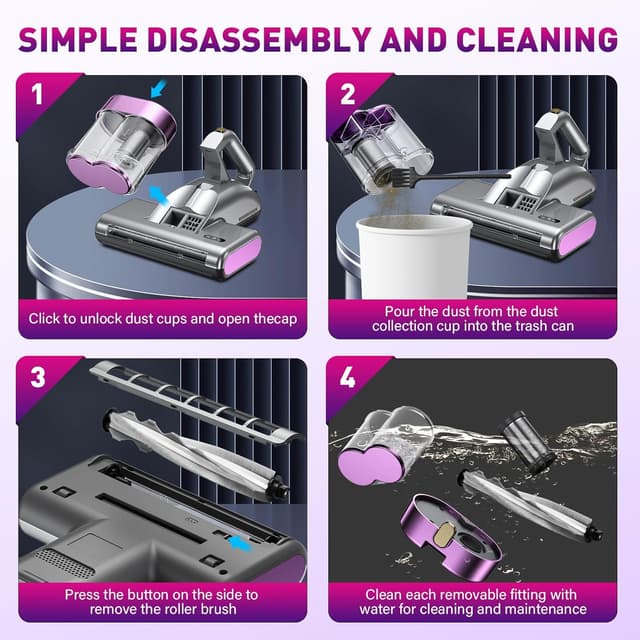 Detalle de RWSRW Milbensauger 500 W für Matratzen